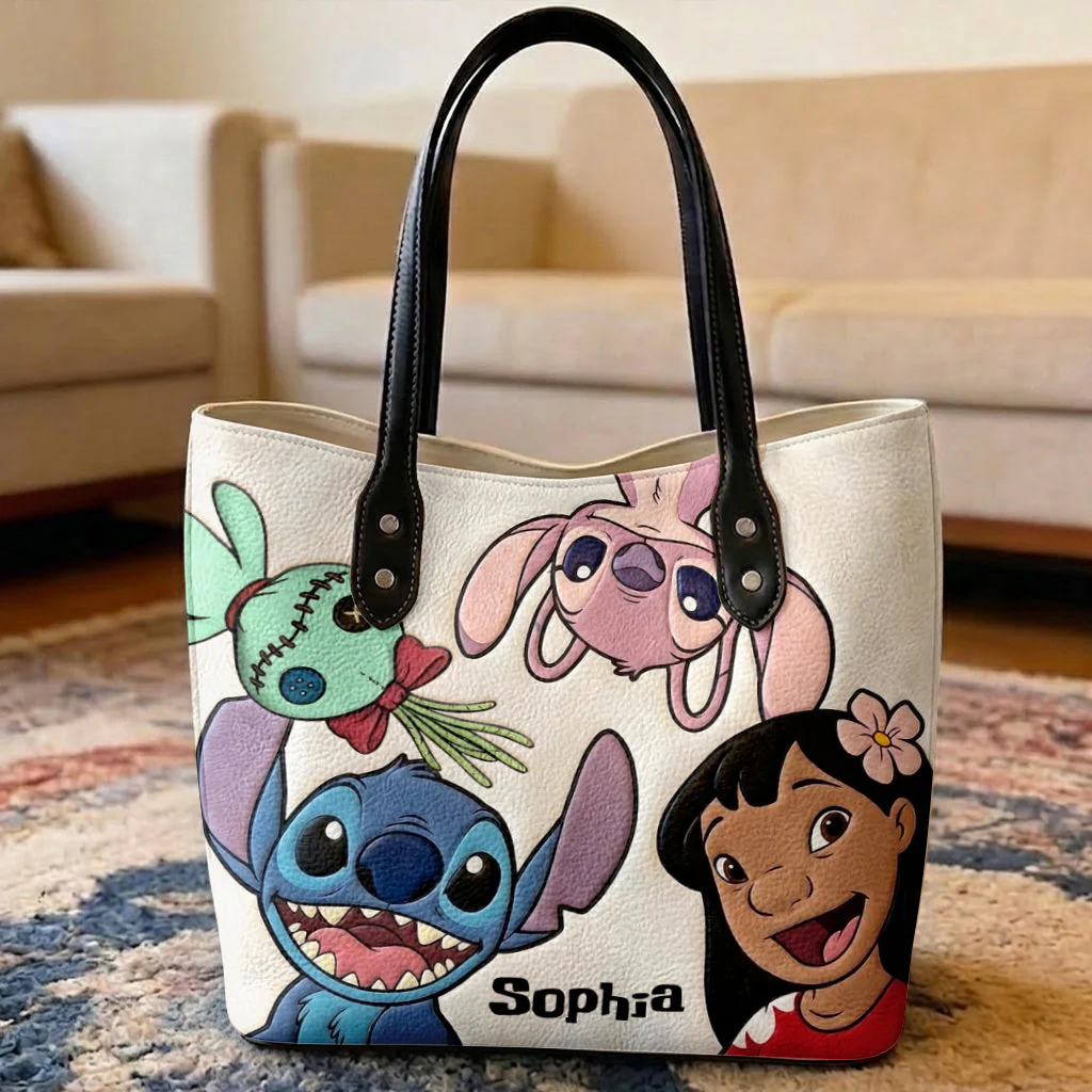 Personalized Movie Fan Tote Bag Custom Name Gift for Her