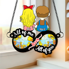 Load image into Gallery viewer, Personalized Holding Hands Suncatcher Couples Gift | 6 &amp; 8 Inch

