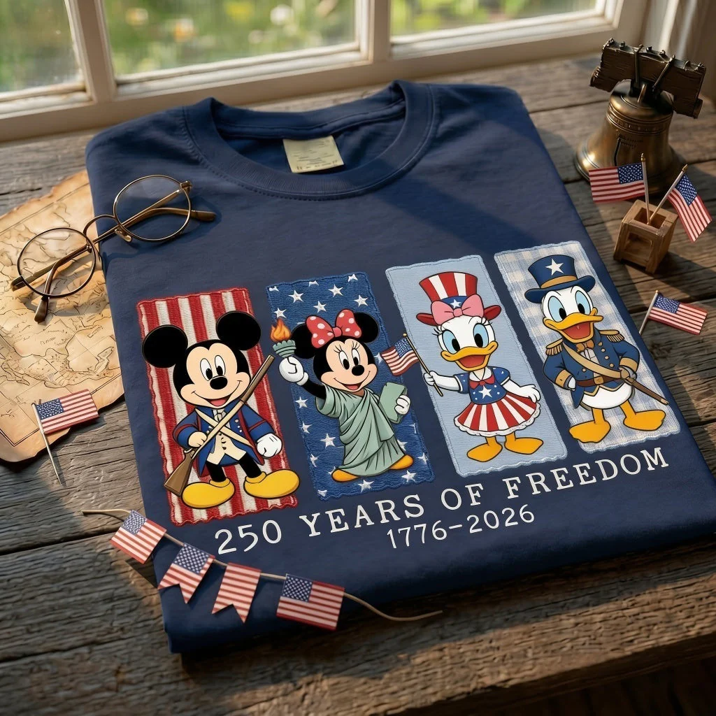 Personalized All Over Print Shirt 250 Years of Freedom Gift for Movie Fans