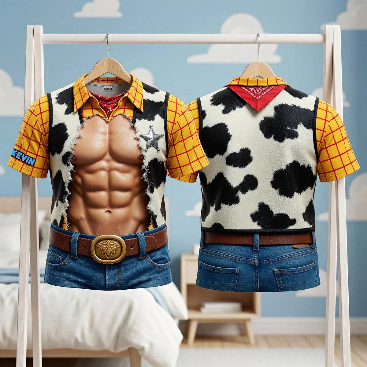Personalized Funny Cowboy Cosplay Shirt Gift for Movie Fans