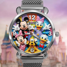 Load image into Gallery viewer, Personalized Women’s Watch with Disney Characters Custom Charm Gift for Her
