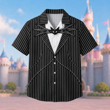 Load image into Gallery viewer, Personalized Jack Skellington AOP Shirt for Kids Halloween Costume
