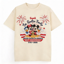 Load image into Gallery viewer, Personalized Family All Over Shirt 250th Anniversary Gift
