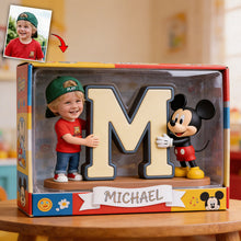 Load image into Gallery viewer, Personalized Acrylic Plaque with Alphabet for Kids - Movie Fans Gift
