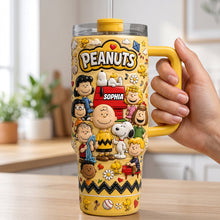 Load image into Gallery viewer, Personalized Peanuts 40oz Tumbler with Handle - Unique Gift
