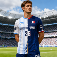 Load image into Gallery viewer, Personalized Soccer Jersey Custom Mexico USA France Argentina Gift for Football Lovers
