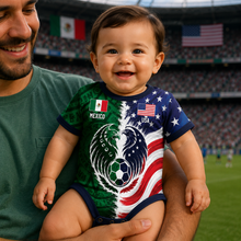 Load image into Gallery viewer, Personalized Baby Jersey Bodysuit Soccer Lover Gift for New Parents
