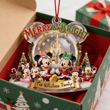 Load image into Gallery viewer, Personalized Acrylic Family Ornament Christmas Gift with Names
