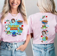 Load image into Gallery viewer, Personalized Teacher Shirt Cute School Supply Gift for Teachers
