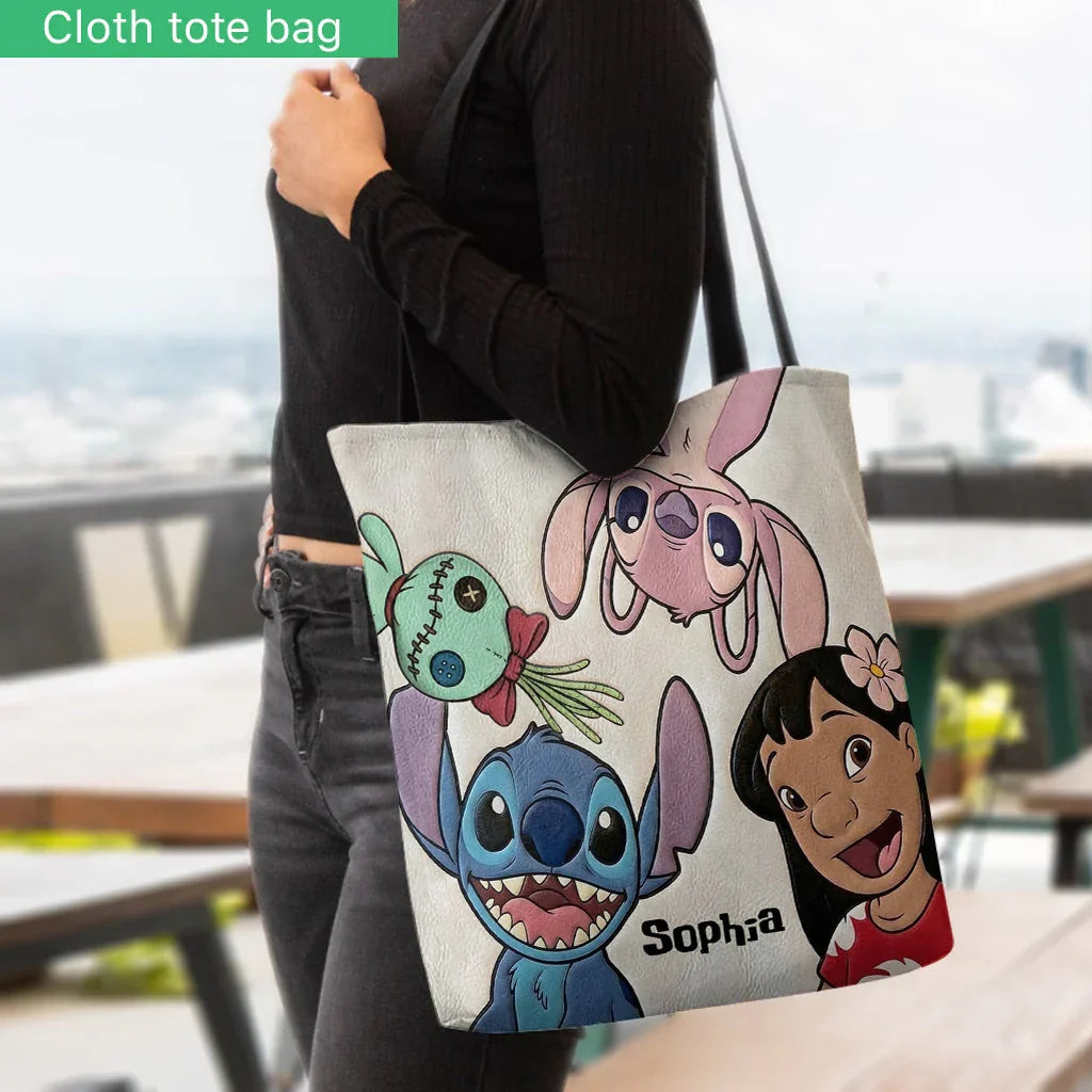 Personalized Movie Fan Tote Bag Custom Name Gift for Her