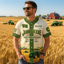 Load image into Gallery viewer, Personalized 190th Anniversary Baseball Jersey Gift for Farmer Dad
