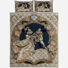 Load image into Gallery viewer, Personalized Fairy Tale Quilt Bedding Set for Couples Gift
