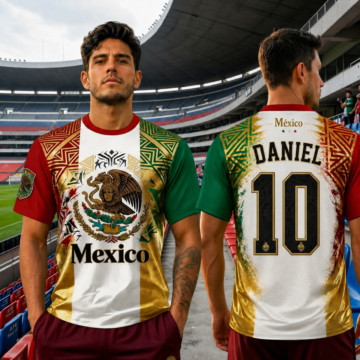 Personalized Mexico El Tri Soccer Jersey Custom Gift for Football Fans