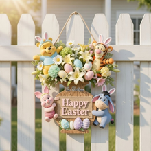 Load image into Gallery viewer, Personalized Wood Sign Happy Easter Family Gift Decor
