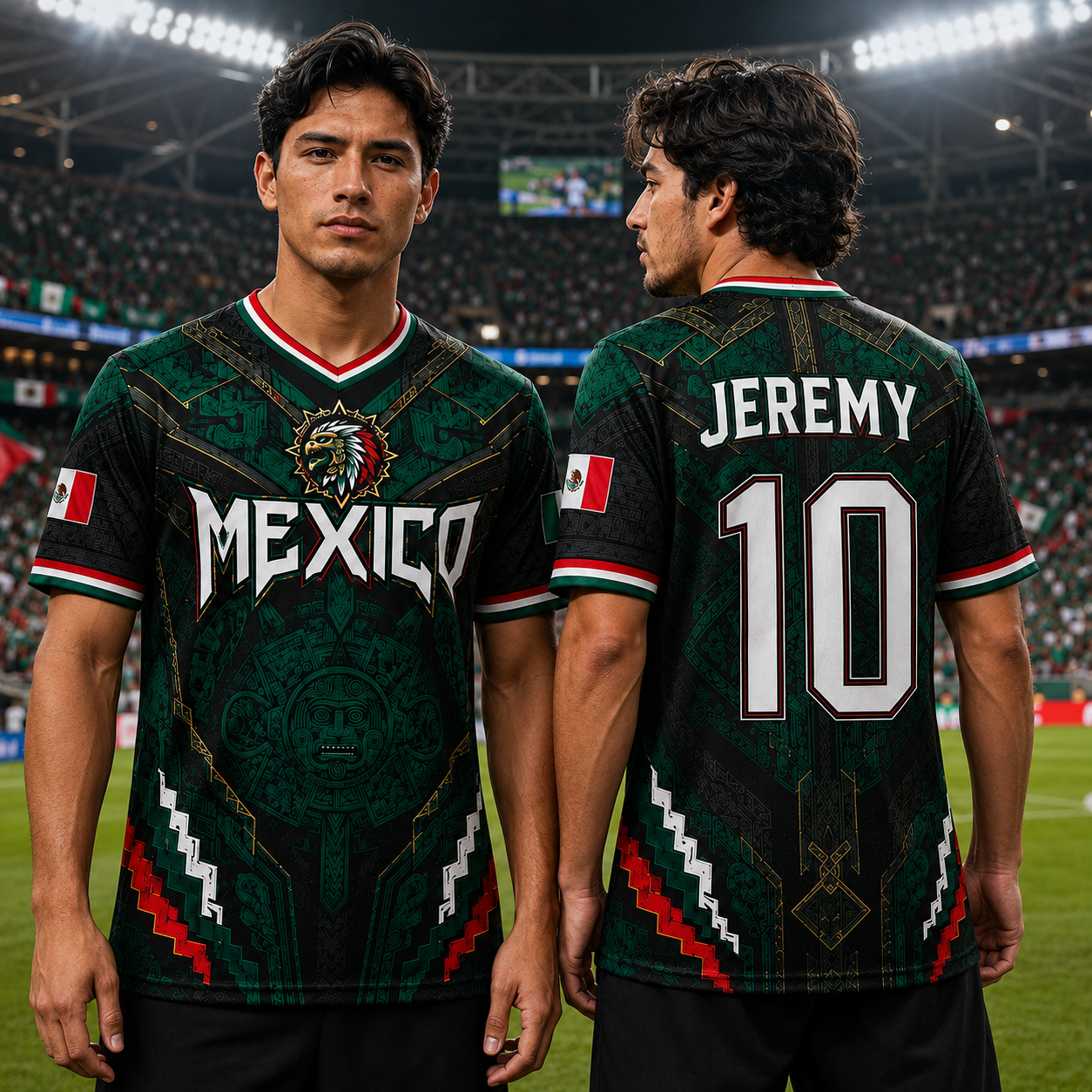 Personalized Mexico El Tri Soccer Jersey Custom Name Gift for Football Fans
