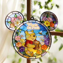 Load image into Gallery viewer, Personalized Winnie the Pooh Suncatcher Ornament Gift for Her
