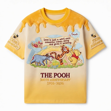 Load image into Gallery viewer, Personalized Pooh Bear All Over Shirt 100th Anniversary Gift for Movie Fans
