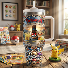 Load image into Gallery viewer, Personalized Movie Themed Tumbler with Handle for Mom
