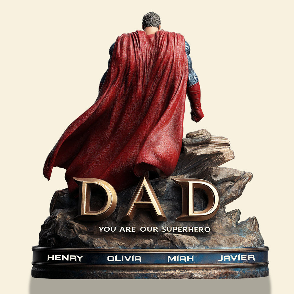 Personalized Acrylic Plaque Dad You Are Our Superhero Gift