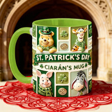 Load image into Gallery viewer, Personalized St. Patrick's Day Accent Mug Gift for Movie Fans
