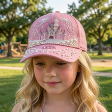 Load image into Gallery viewer, Personalized Magic Castle Cap Custom Name Gift for Her
