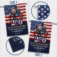 Load image into Gallery viewer, Personalized 250th Anniversary USA Flag Family Gift - Patriotic Decor
