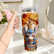 Load image into Gallery viewer, Personalized Autumn Tumbler with 3D Effect for Fall Vibes
