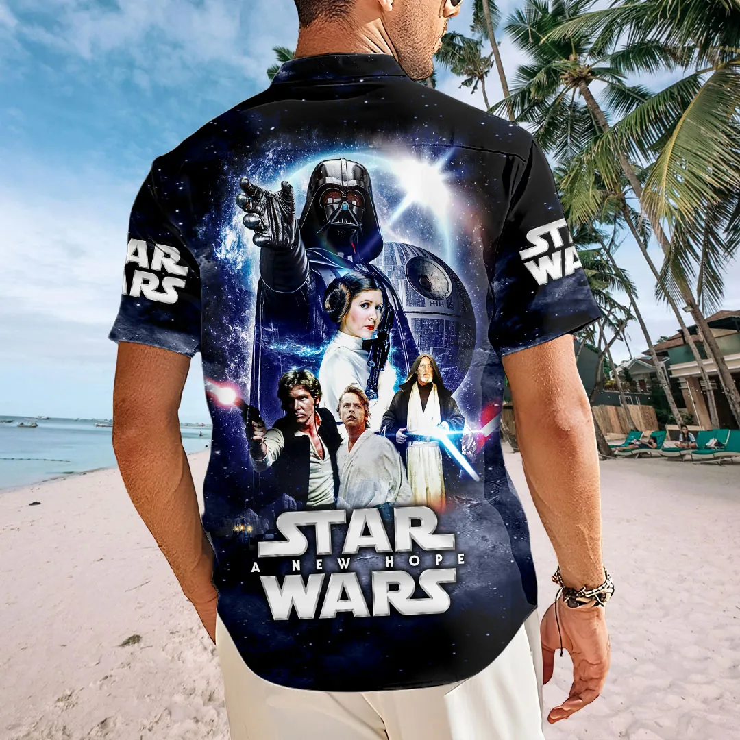 Personalized Star Wars Hawaiian Shirt Custom Gift for Movie Fans
