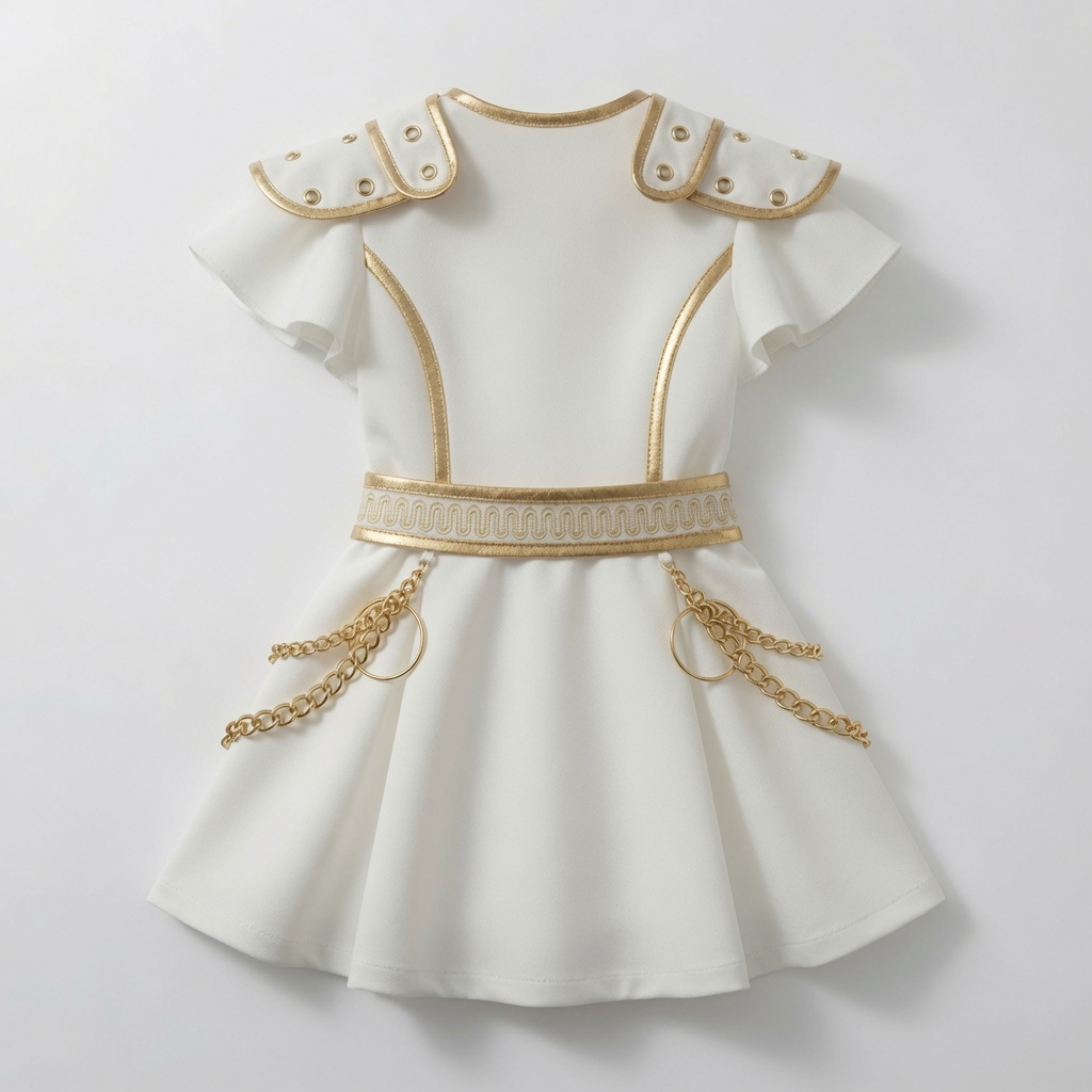 Personalized Fantasy Girl Dress Custom Name Gift for Daughter