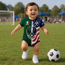 Load image into Gallery viewer, Personalized Baby Jersey Bodysuit Soccer Lover Gift for New Parents
