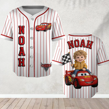 Load image into Gallery viewer, Personalized Kids Baseball Jersey Custom Photo Gift for Back to School
