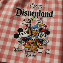 Load image into Gallery viewer, Personalized Embroidered Gingham Shorts for Summer Gift Her
