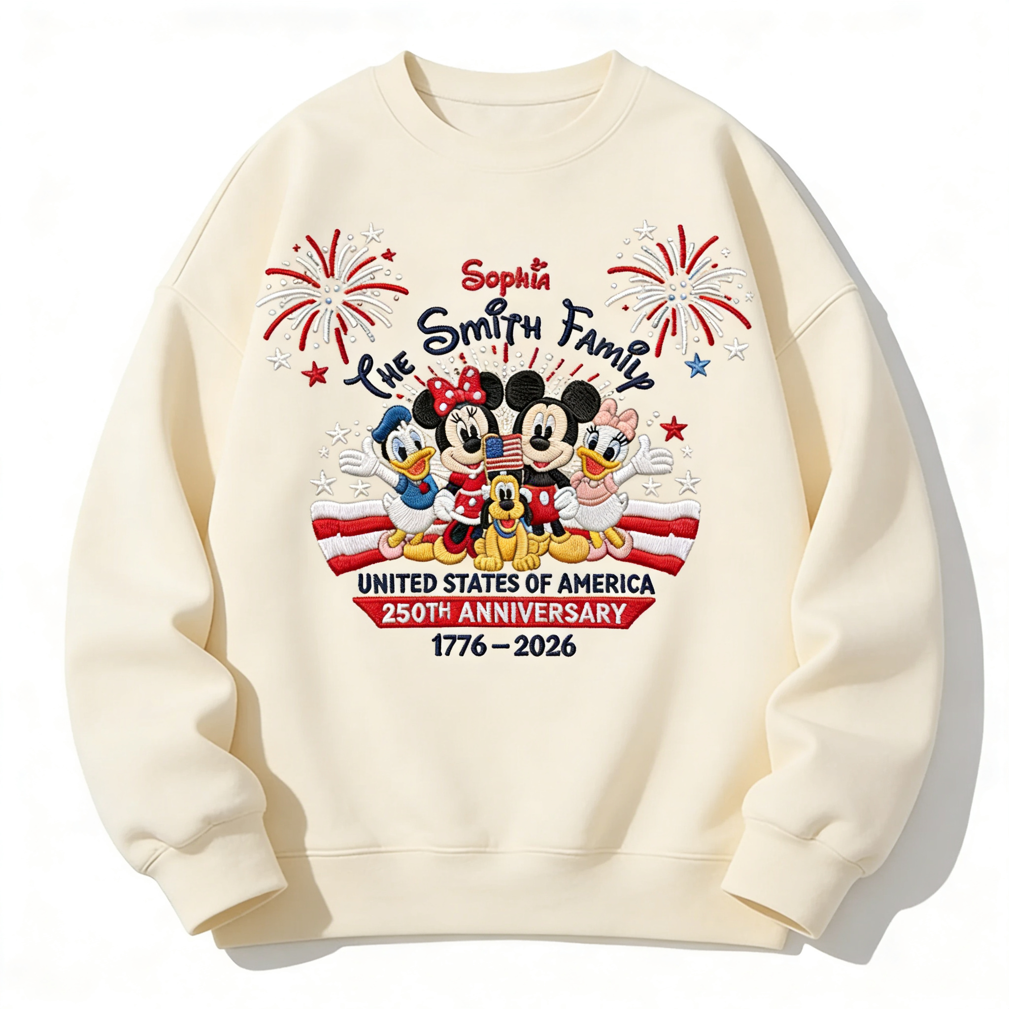 Personalized Family All Over Shirt 250th Anniversary Gift