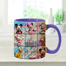 Load image into Gallery viewer, Personalized Disney Magic Mouse Accent Mug Gift for Christmas
