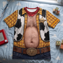 Load image into Gallery viewer, Funny Cowboy AOP Shirt - Personalized Gift for Him - Unique Movie Fan Apparel
