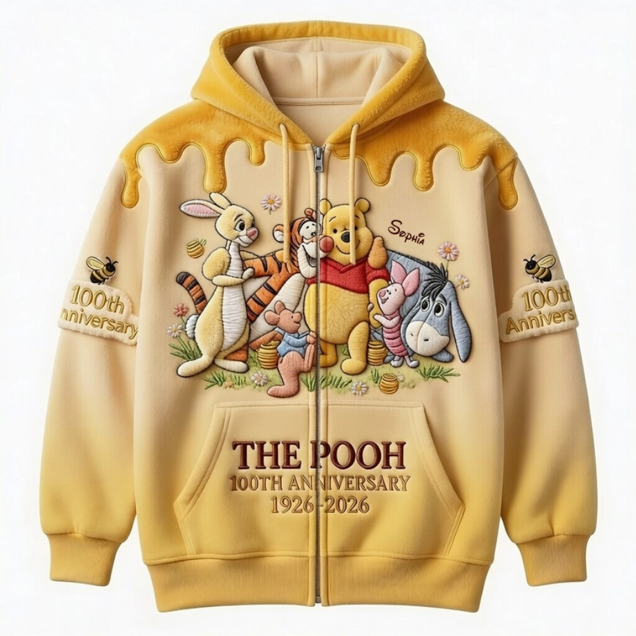 Personalized Honey Bear All-Over Print Shirt for Movie Fans Anniversary Gift