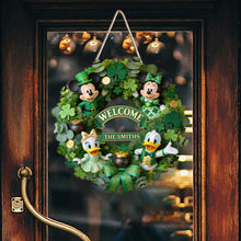Load image into Gallery viewer, Personalized St. Patrick's Day Wooden Family Sign - Gift for Home Decor
