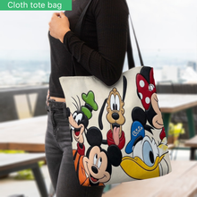 Load image into Gallery viewer, Personalized Disney Character Tote Bag Custom Name Gift for Movie Fans
