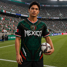 Load image into Gallery viewer, Personalized Mexico El Tri Soccer Jersey Custom Name Gift for Football Fans
