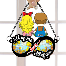 Load image into Gallery viewer, Personalized Holding Hands Suncatcher Couples Gift | 6 &amp; 8 Inch

