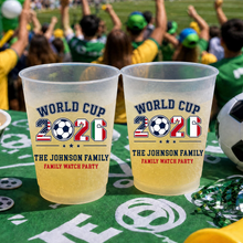 Load image into Gallery viewer, Personalized Frosted Cup for World Cup 2026 Family Watch Party
