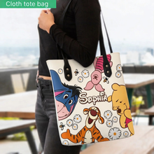 Load image into Gallery viewer, Personalized Disney Tote Bag with Eeyore and Friends Gift for Fans
