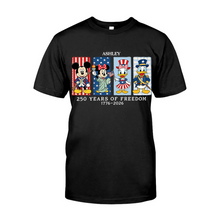 Load image into Gallery viewer, Personalized All Over Print Shirt 250 Years of Freedom Gift for Movie Fans
