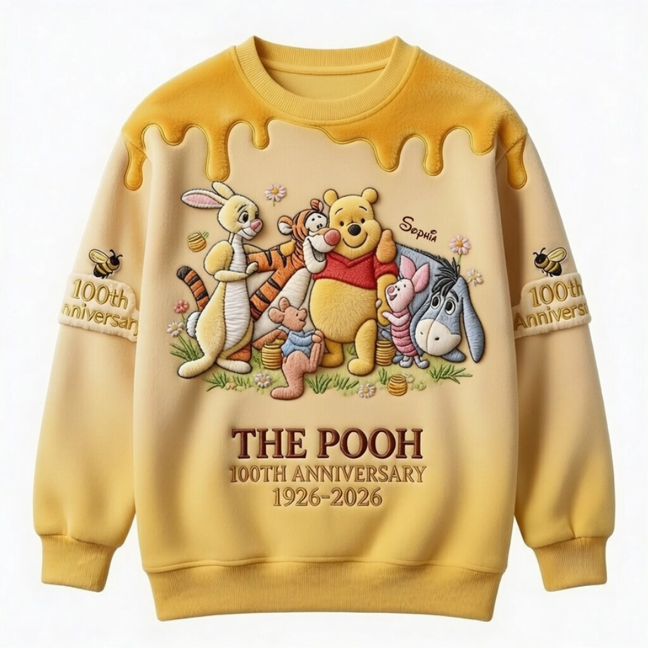 Personalized Honey Bear All-Over Print Shirt for Movie Fans Anniversary Gift