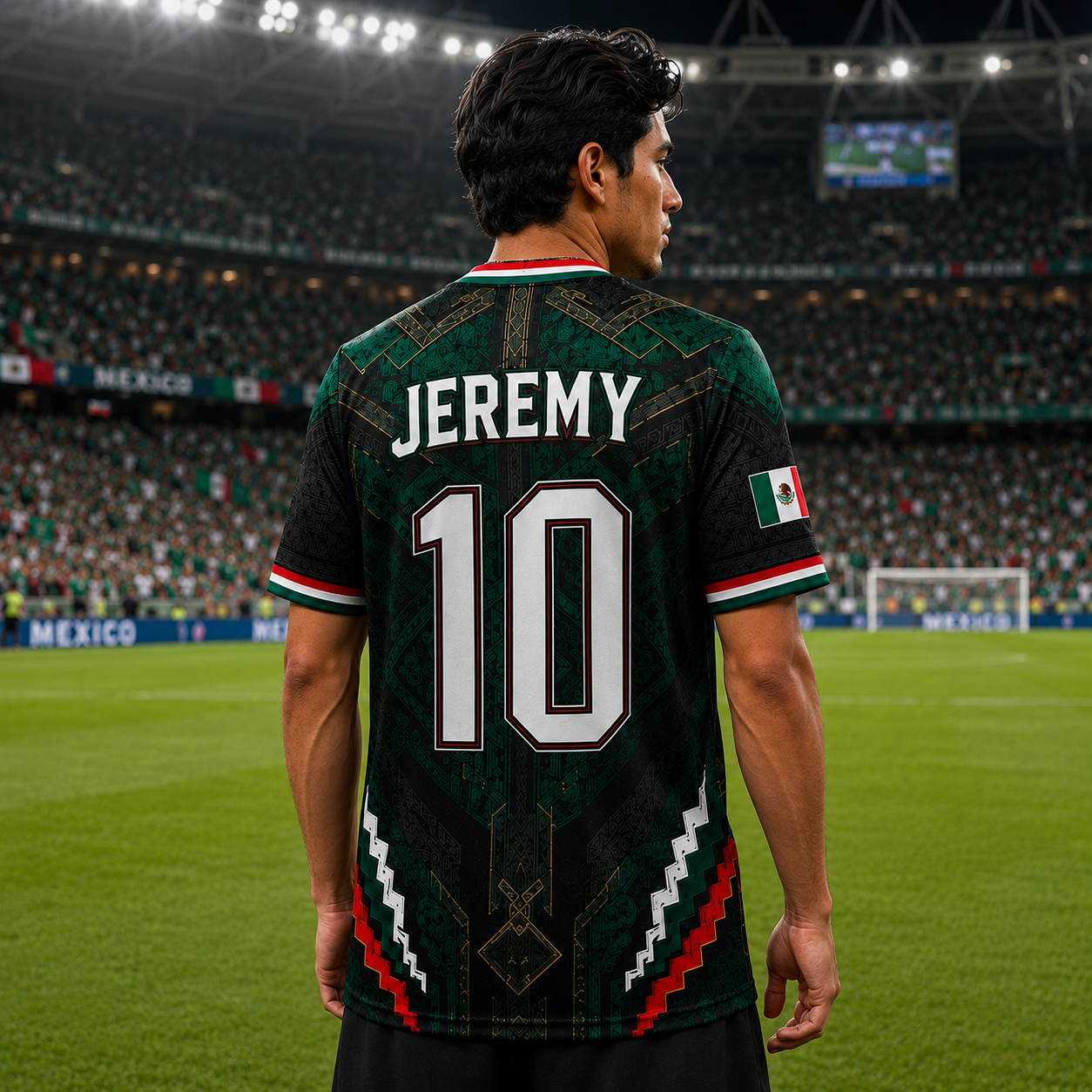 Personalized Mexico El Tri Soccer Jersey Custom Name Gift for Football Fans