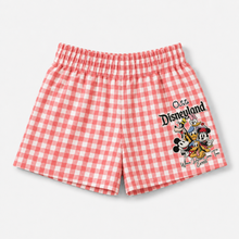 Load image into Gallery viewer, Personalized Embroidered Gingham Shorts for Summer Gift Her

