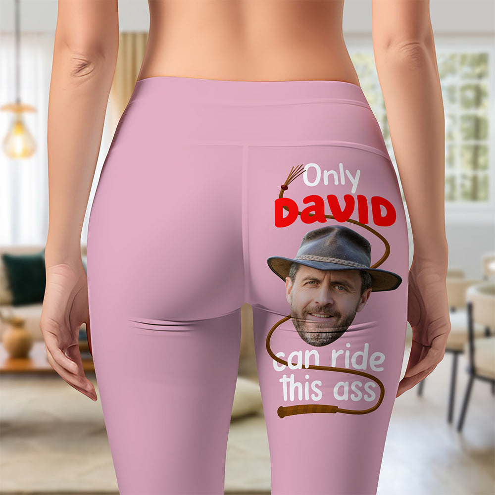 Personalized Funny Leggings Gift for Her - Customizable Christmas Apparel