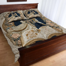 Load image into Gallery viewer, Personalized Fairy Tale Quilt Bedding Set for Couples Gift
