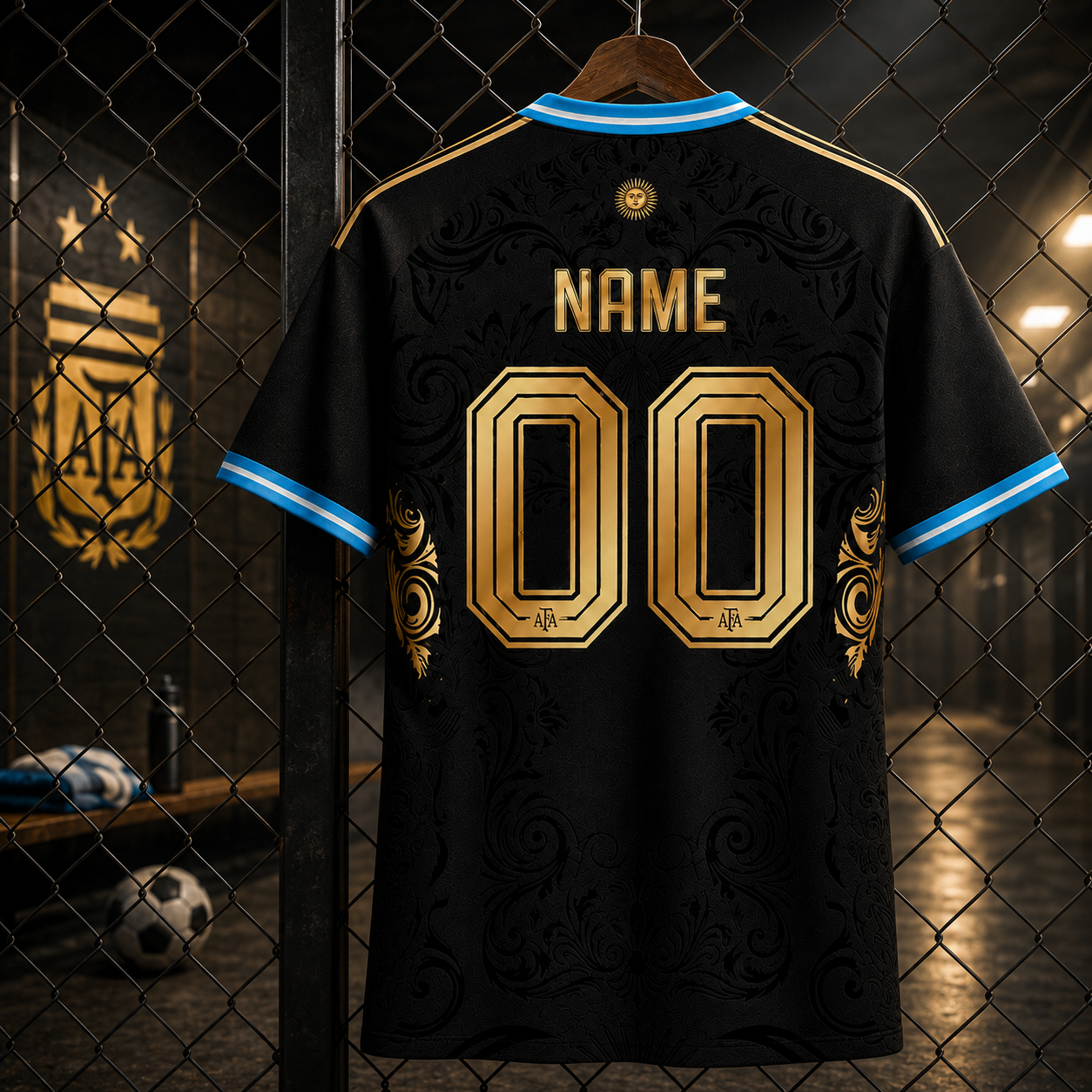 Personalized Argentina Soccer Jersey Gift for Football Fans