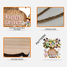 Load image into Gallery viewer, Personalized Wood Sign Happy Easter Family Gift Decor
